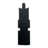 0.8mm Flush Bolt Intumescent t/s ZAS05 (305mm) / ZAS12 (457mm) Series Flush Bolt - 3 Sided Fully Concealed - Graphite