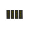 1mm 100mm x 42mm Intumescent to suit Zoo 102x102mm Hinges - 4 Pads per Pack - Graphite
