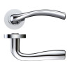 Siena Lever - Screw On Rose - Polished Chrome