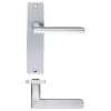 Venice lever on latch backplate