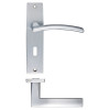 Amalfi lever on lock backplate