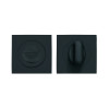 Zoo Hardware Stanza Square Turn and Release - Oscuro Matt Black