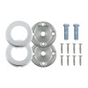 Rose Pack - 2 x Push on Roses - Suitable for SS304 19mm, 22mm and 30mm - Polished