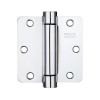 Spring Hinge Plus Slave Pack - Radius - 3.5"x3.5"x2.5 - Polished Chrome (Contains 2 Spring and 1 Unsprung Hinge)