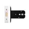 Flat Dead lock - 102mm C/W PVD Forend and Strike
