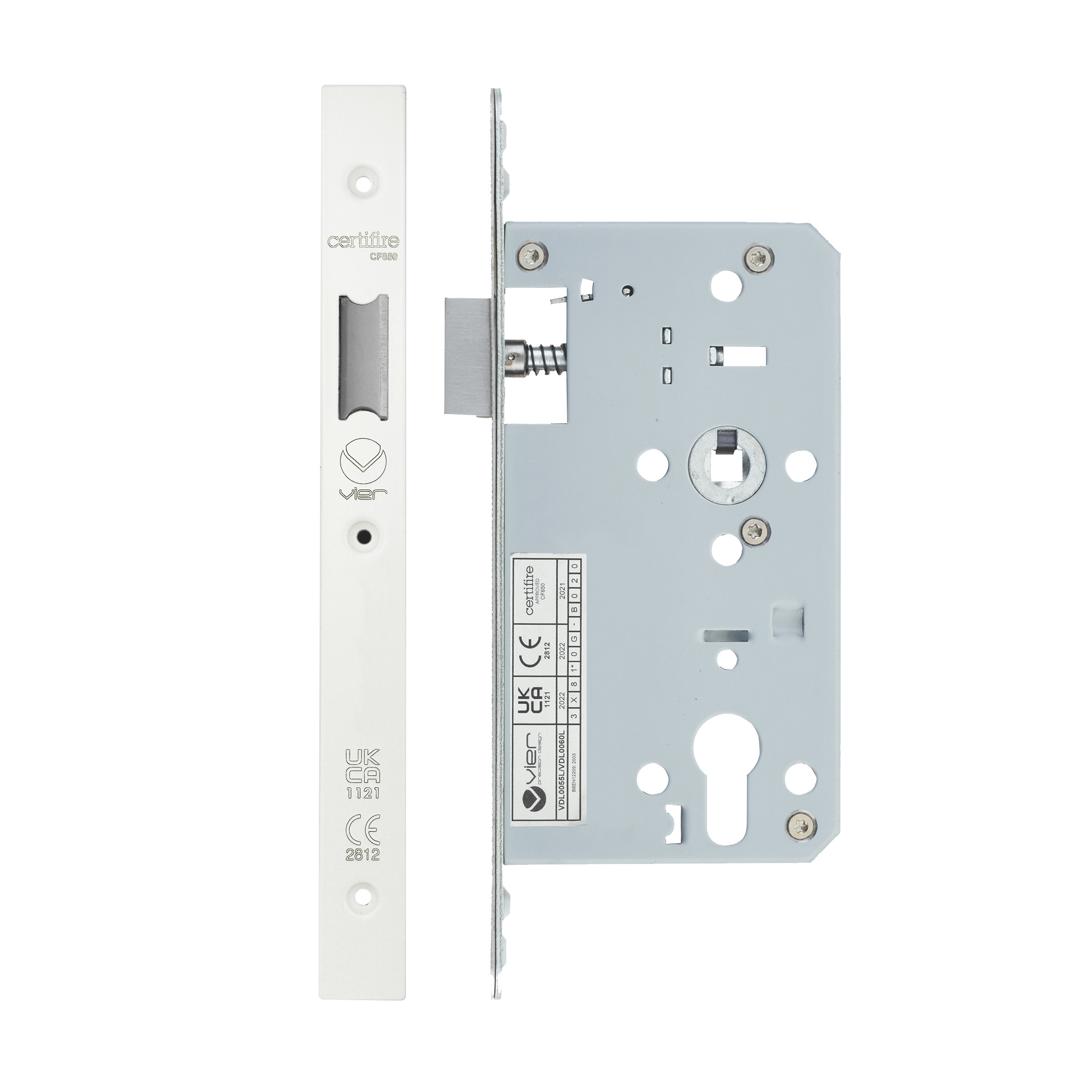 Hardware Backset Zoo Hardware Webshop - 2 Piece - DIN latch - backset 60mm