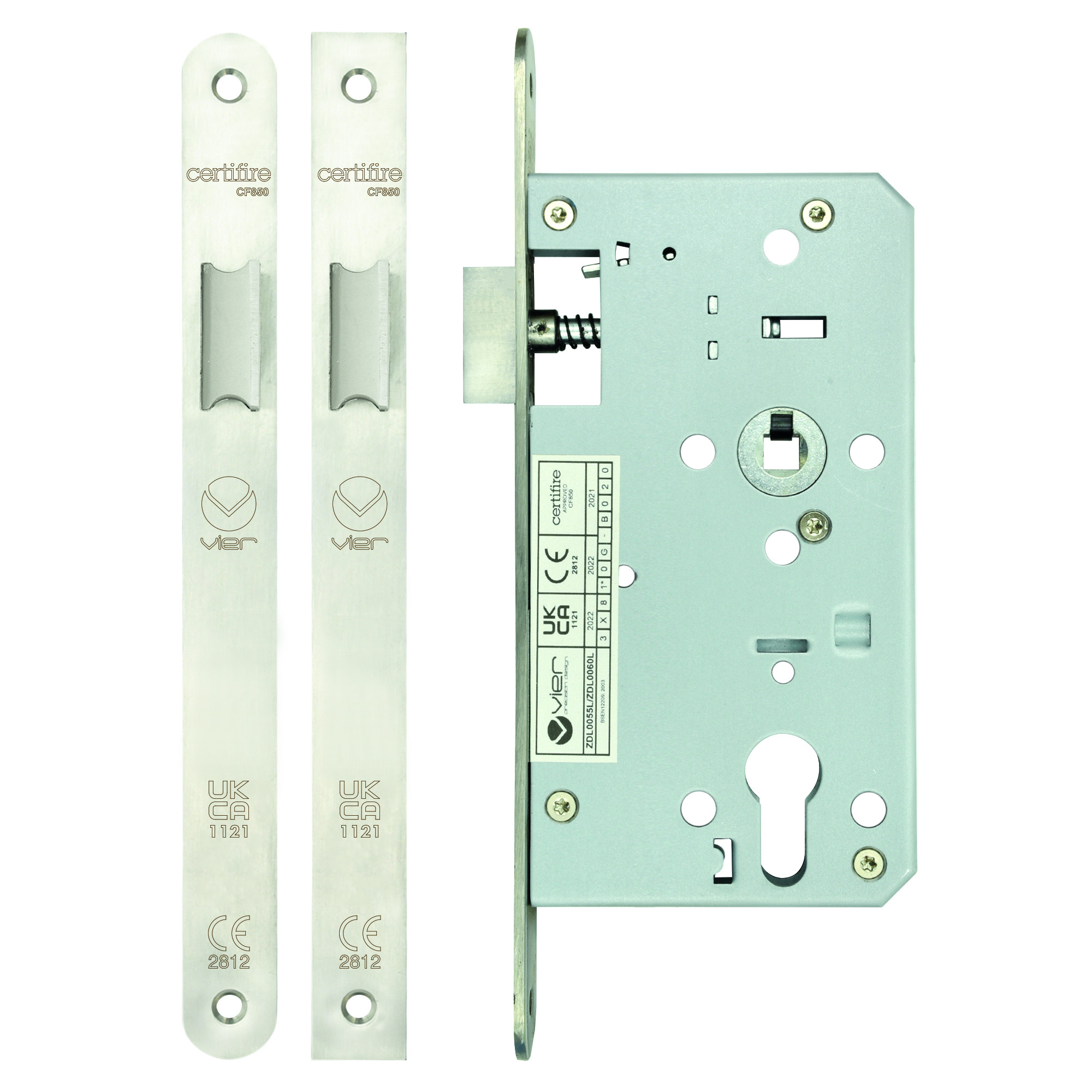Hardware Backset Zoo Hardware Webshop - Din latch - backset 60mm - radius